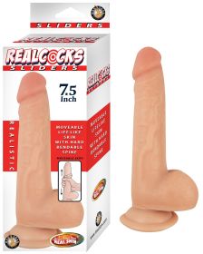 Realcocks Sliders - 7.5 Inch - Flesh