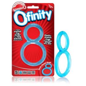 Ofinity Double Ring (Option: Blue)