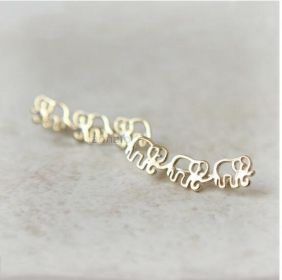 Daisies  Earrings For Women Jewelry Stud Earrings (Option: Golden)