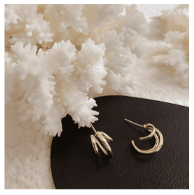 Retro temperament all-match earrings (Option: Q9)