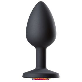 Cloud 9 Novelties Gems Jeweled Silicone Anal Plug (Option: Small)