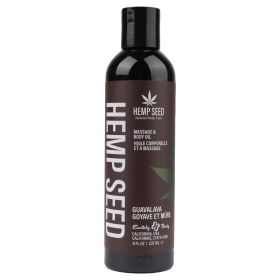 Hemp Seed Massage and Body Oil (Option: Guavalava  8 Fl. Oz./ 237 ml)