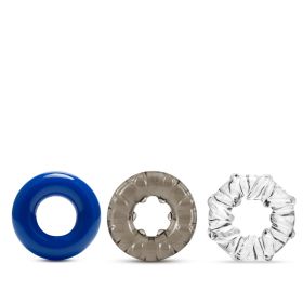 Stay Hard (Option: Triple Stretch 3 Pack Cock Rings)