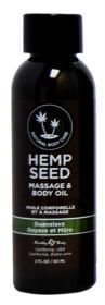 Hemp Seed Massage and Body Oil (Option: Guavalava 2 Fl. Oz/ 60ml)