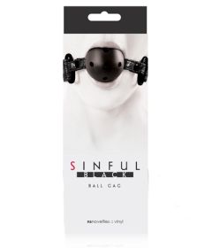 Sinful Ball Gag (Option: Black)