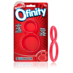 Ofinity Double Ring (Option: Red)