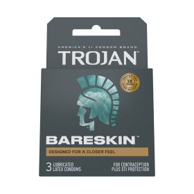 Trojan Sensitivity Bareskin Lubricated Condoms (Option: 3 Pack)