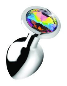 Rainbow Prism Gem Anal Plug (Option: Medium)