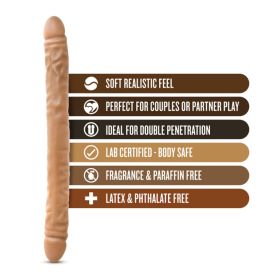 Dr. Skin (Option: 18 Inch Double Dildo  Mocha)