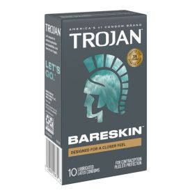 Trojan Sensitivity Bareskin Lubricated Condoms (Option: 10 Pack)