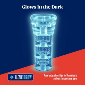 Rize (Option: Luz  Glow in the Dark Self Lubricating Stroker  Clear)