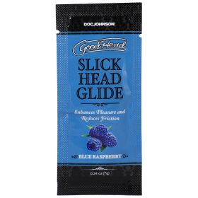 Goodhead (Option: Slick Head Glide  Blue Raspberry  0.24 Oz Bulk)