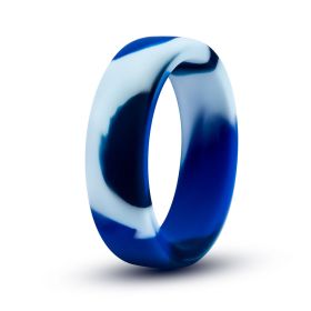 Performance (Option: Silicone Camo Cock Ring  Blue Camoflauge)