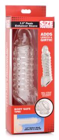 1.5 Inch Penis Enhancer Sleeve (Option: Clear)