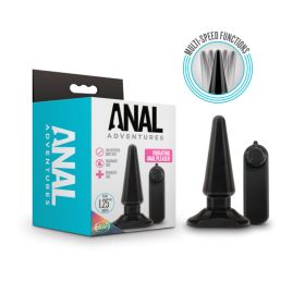 Anal Adventures (Option: Basic Vibrating Anal Pleaser  Black)