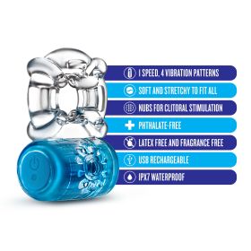 Play With Me (Option: Pleaser Rechargeable CRing  Blue)