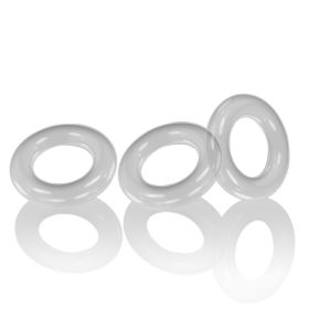 Willy Rings 3 (Option: Pack Cockrings  Clear)
