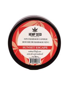 Hemp Seed 3 (Option: in1 Massage Candle  Sunset Escape 6 Oz)