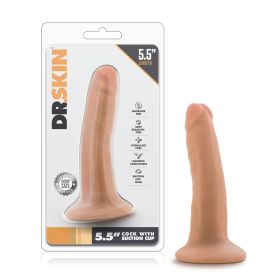 Dr. Skin (Option: 5.5 Inch Cock with Suction Cup  Vanilla)