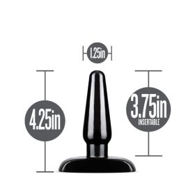 Anal Adventures (Option: Basic Anal Plug  Small  Black)