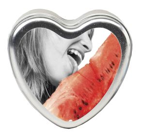 Edible Heart Candle (Option: Watermelon  4 Oz.)