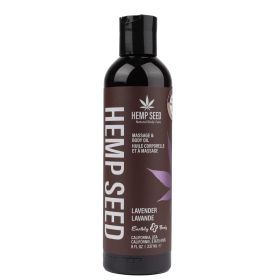 Hemp Seed Massage and Body Oil (Option: Lavender  8 Fl. Oz./ 237ml)