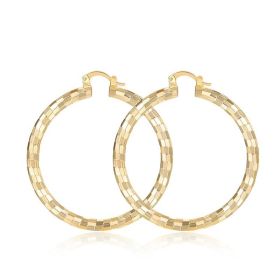 European And American Minimal Art Design Circle Shape Electroplating 18K Gold (Option: Gold)