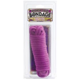 Bondage Rope (Option: Cotton  Japanese Style  Purple)