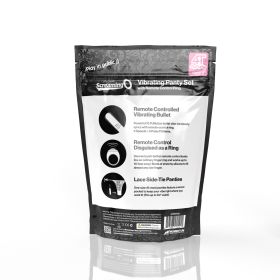 Screaming O 4t (Option: Vibrating Panty Set With Remote Control Ring  Black)