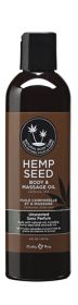 Hemp Seed Massage and Body Oil (Option: Unscented  8 Fl. Oz./ 237ml)