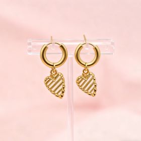 Heart Earrings-0877 (Option: 6926398650877)