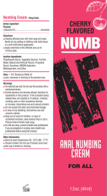 Numb Af (Option: Anal Desensitizer Gel  Cherry  1.5 Fl Oz)