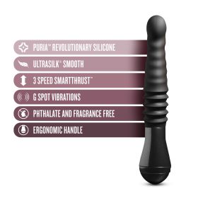 Temptasia (Option: Lazarus  Thrusting Dildo  Black)