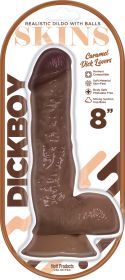 Dickboy (Option: Skins  Dildo With Balls  8 Inch  Caramel Dick Lover)