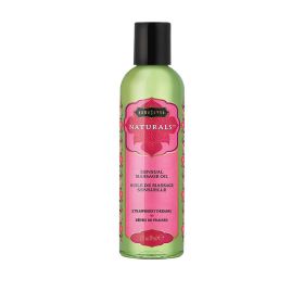 Naturals Massage Oil (Option: Strawberry Dreams  2 Fl Oz (59 ml))