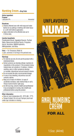 Numb Af (Option: Anal Desensitizing Gel  Unflavored  1.5 Fl. Oz.)