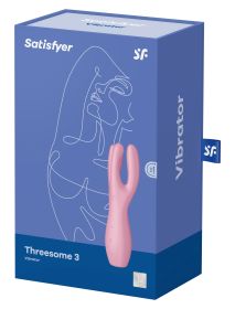 Threesome 3 Vibrator (Option: Pink)