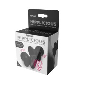 Nipplicious (Option: Vibrating Nipple Suction Cups  Black)