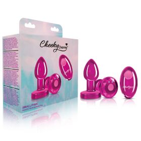 Vibrating Pink Metal Remote Plug (Option: Small)