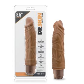 Dr. Skin (Option: Cock Vibe 10  8.5 Inch Vibrating Cock  Mocha)