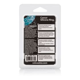 Caesar Silicone Ring (Option: Black)