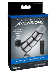 Fantasy X (Option: Tensions Deluxe Silicone Power Cage  Black)
