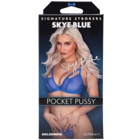 Signature Strokers (Option: Skye Blue  Ultraskyn Pocket Pussy  Vanilla)