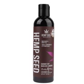 Hemp Seed Massage and Body Oil (Option: Skinny Dip  8 Fl. Oz./ 237ml)